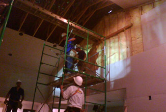 Westside Drywall and Insulation installed over 23,000 square feet of smooth finish drywall.